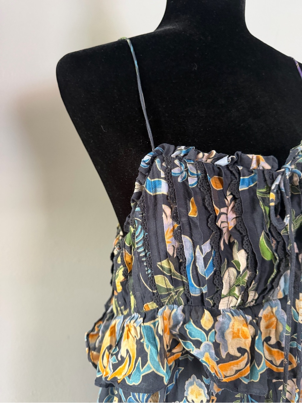 FARM dark blue maxi dress - Picture 3 of 11